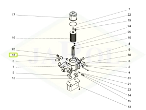 Uszczelka obudowy chłodnicy oleju 04258083