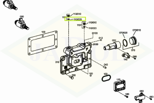 Pierścień uszczelniający układu przeniesienia napędu 8x1,5 - 04415683