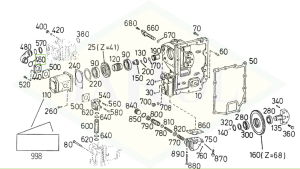 Pierścień uszczelniający układu przeniesienia napędu 30x2,504415825