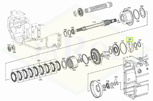 Pierścień uszczelniający napędu pompy 23x2,5 - 04415838