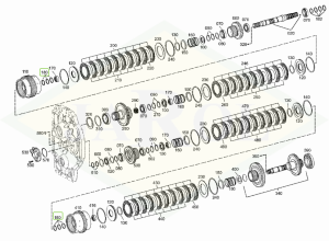 Pierścień uszczelniający układu przeniesienia napędu 40x2 - 04416364