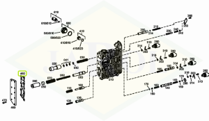 Uszczelka układu przeniesienia napędu 04416694
