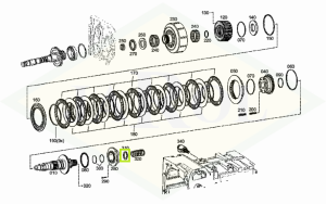 Podkładka 04424808  5,40mm - 04424408