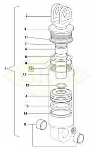 Pierścień uszczelniający  komponentów do cylindra - 04435795