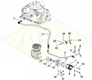 Pierścień uszczelniający układu hydraulicznego i pneumatycznego - 04450506