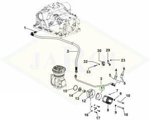 Uszczelka układu hydraulicznego/pneumatycznego 04455342
