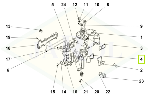 04512398 Uszczelka 04512398