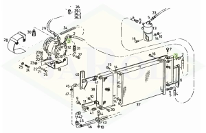 Pierścień uszczelniający 3/4" układu instalacji chłodzenia - 06214679