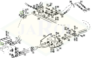 Pierścień uszczelniający układu hydraulicznego 32x3,5 - 06214724