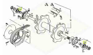 Łożysko kulkowe 06256538