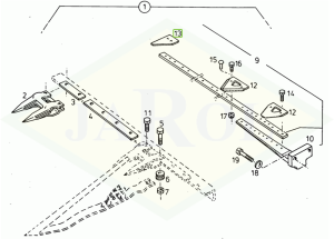 Brzeszczot noża końcowy 06503569