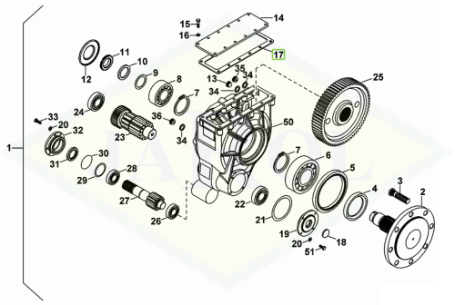 16000574 Uszczelka 16000574