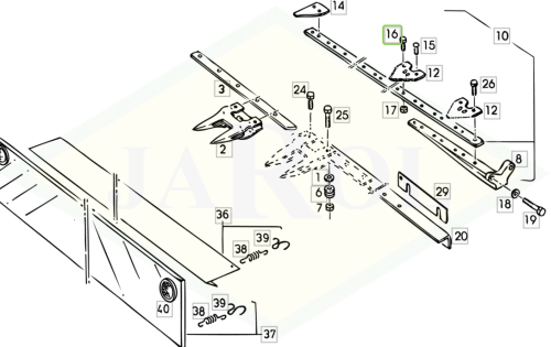 16006819 Śruba 16006819