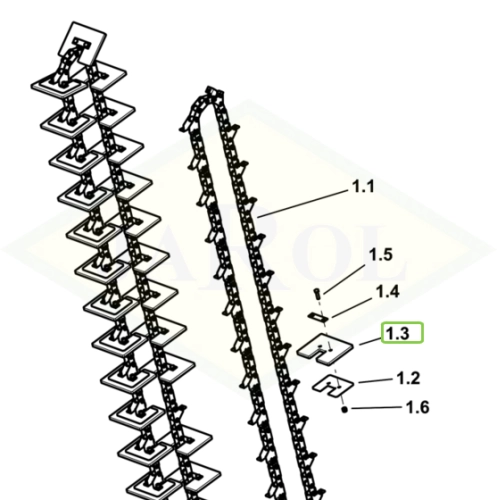 16035340 Płyta gumowa 16035340