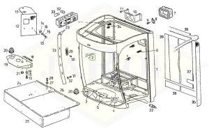 Szyba czołowa 16044749