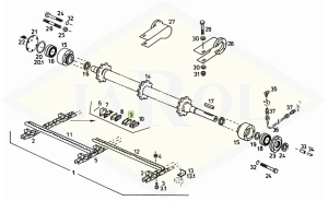 Ogniwo łańcucha 16053077