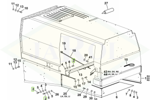 Śruba M8 p.1.25x20 - 2.0020.205.2