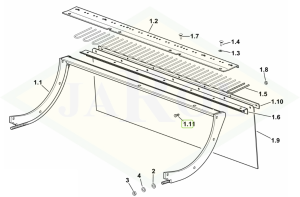 Śruba M8x25 - 2.0029.503.6