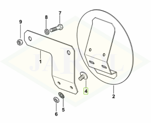 Śruba M 6x25 - 2.0099.014.0/20