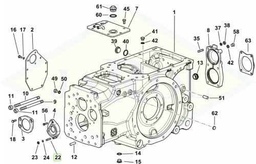 2.0422.209.2 Kołek gwintowany M8X1.25X35 2.0422.209.2
