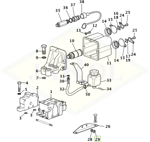 2.1012.305.7 Nakrętka m8x1 2.1012.305.7