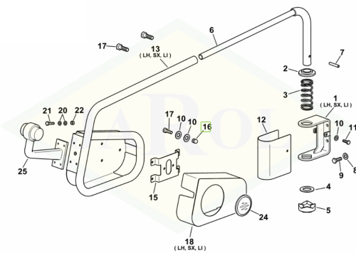2.1030.001.7 Nakrętka m 6 2.1030.001.7