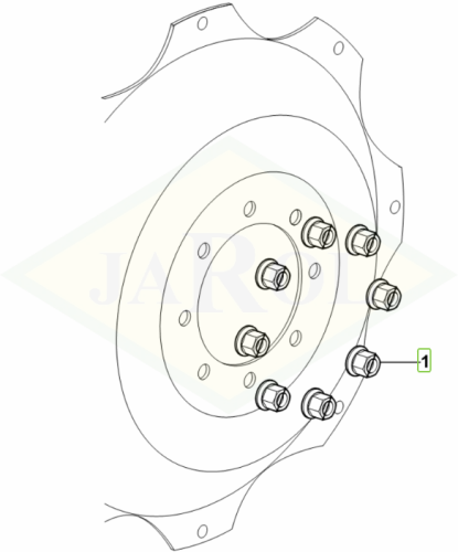 2.1099.083.0/30 Nakrętka koła 2.1099.083.0/30