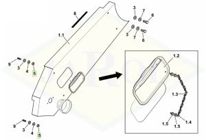 Narkętka M8 p.1.25 - 2.1120.005.2
