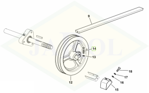 Narkętka samoblokująca M10 p.1.25 - 2.1120.106.2
