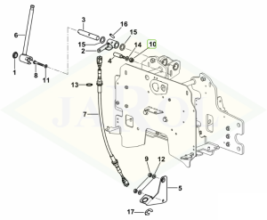 Narkętka samoblokująca M10 p.1.25 - 2.1120.221.2