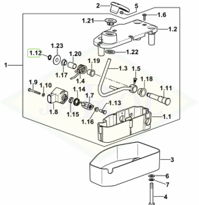 Pierścień segera Ø10 - 2.1410.001.1