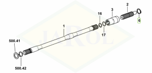 Pierścień segera Ø24 - 2.1410.009.1