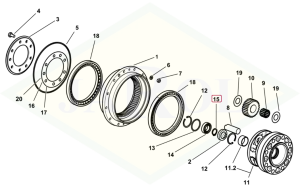 Pierścień segera Ø25 - 2.1419.029.7