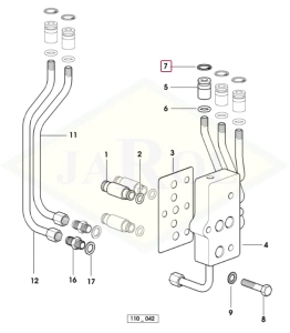 Pierścień uszczelniający  Ø18 - 2.1420.007.1