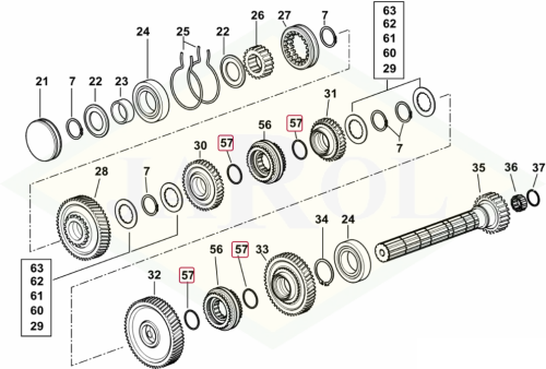 2.1422.029.7 Pierścień elatyczny 2.1422.029.7
