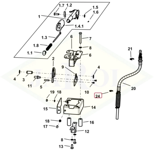 2.1430.011.7 Pierścień elastyczny 2.1430.011.7