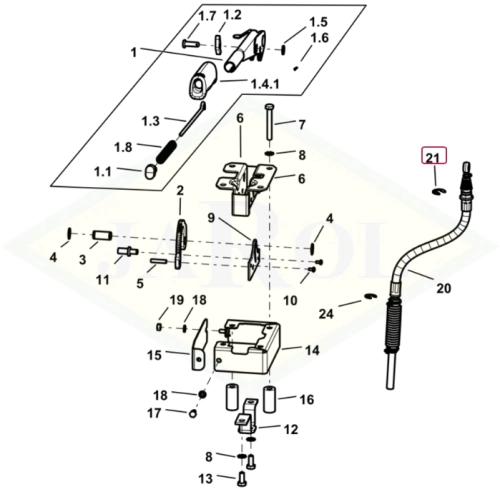 2.1430.012.7 Pierścień elastyczny 2.1430.012.7