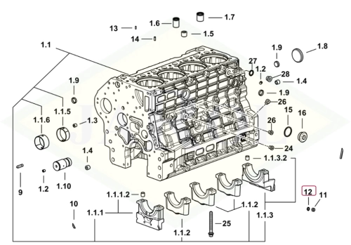 2.1470.004.2 Podkładka zębata  2.1470.004.2
