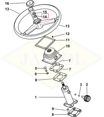 2.1470.008.2 Podkładka ząbkowana  2.1470.008.2