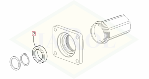 Uszczelka przeciw olejowa 2.1520.017.0