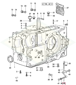 Pierścień uszczelniający obudowy skrzyni biegów/baget pomiaru oleju 8,73x1,78 - 2.1530.016.0
