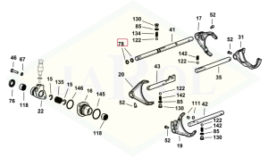 Uszczelka elementów układu przeniesienia napędu, podnośnika tylnego, nadwozia i kabiny 2.1530.033.0