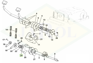 Pierścień uszczelniający 25,07x2,62 -  2.1530.066.0