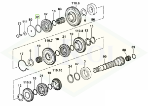 Pierścień uszczelniający 57,15x3,53 - 2.1530.141.0