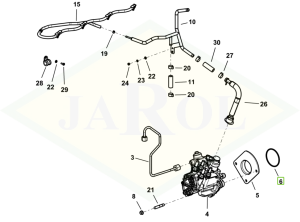 Pierścień uszczelniający pompy paliwa - 2.1530.153.0