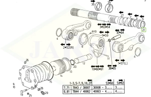 Pierścień uszczelniający 75,79x3,53 - 2.1530.176.0