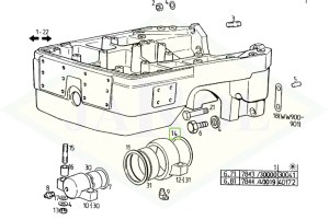 Pierścień uszczelniający 126,6x3,53 - 2.1530.229.0