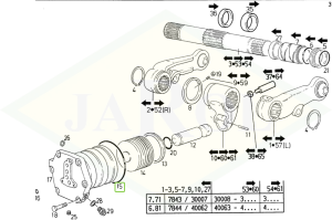 Pierścień uszczelniający 190,09x3,53 - 2.1530.283.0