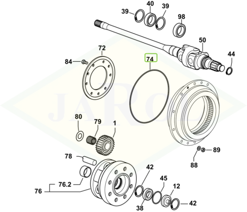 2.1530.308.0 Pierścień uszczelniający 2.1530.308.0