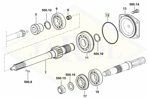 2.1530.501.0 Pierścień uszczelniający 2.1530.501.0